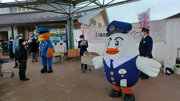 10月11日の道の駅こがでのイベントの様子