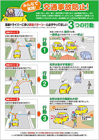 みんなで実践！交通事故防止！